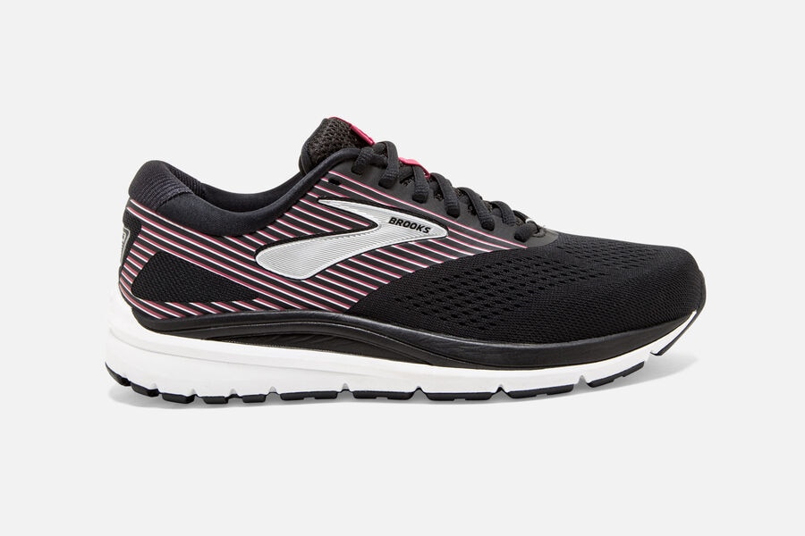 Brooks Addiction 14 Road Löparskor Dam - Svarta/Rosa/Silver - 8513-MESDH